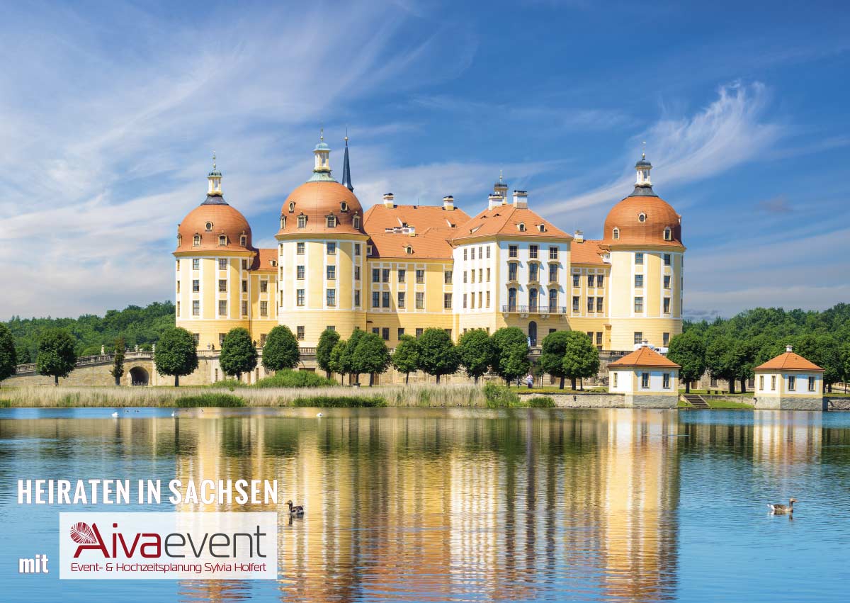 Heiraten in Sachsen (Schloss Moritzburg)