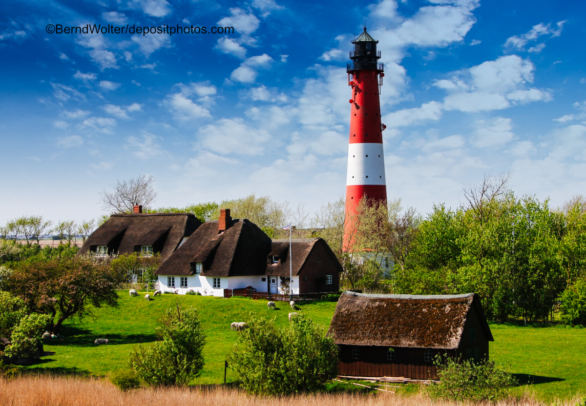 Leuchtturm auf der Insel Pellworm